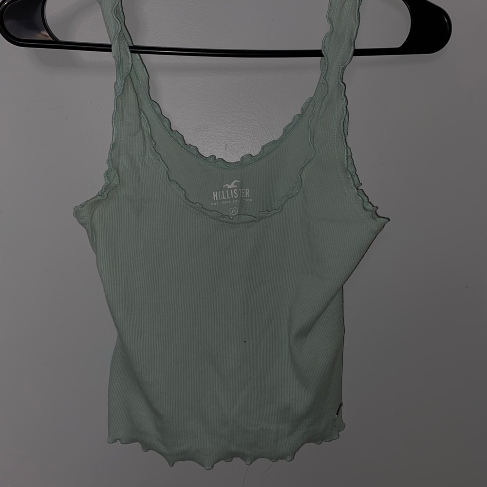 Hollister mint green top